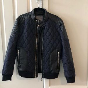 Zara Man Quilted Bomber jacket
